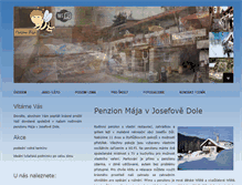 Tablet Screenshot of penzionmaja.cz